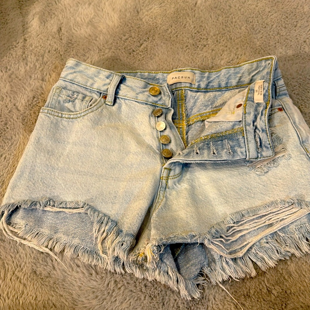 High rise shorts